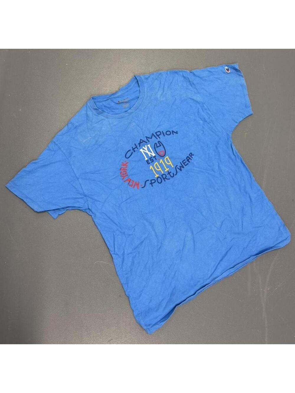 Champion Men's Blue Tshirt